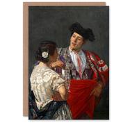 Artery8 Mary Cassatt Art Card Offering The Panel To A Bullfighter