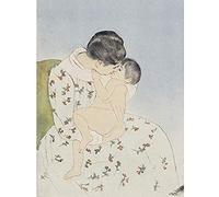 Artery8 Mary Cassatt Mothers Kiss 1891 Unframed Wall Art Print Poster Home Decor Premium
