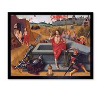 Artery8 Master Amsterdam Death Virgin Resurrection Christ Art Print Framed Poster Wall Decor 12x16 inch