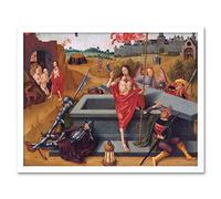 Artery8 Master Amsterdam Death Virgin Resurrection Christ Art Print Framed Poster Wall Decor 12x16 inch
