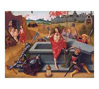 Artery8 Master Amsterdam Death Virgin Resurrection Christ Premium Wall Art Canvas Print 18X24 Inch
