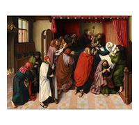 Artery8 Master Amsterdam The Death Of The Virgin Painting Premium Wall Art Canvas Print 18X24 Inch
