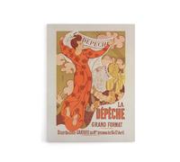 Artery8 Maurice Denis La Depeche de Toulouse Vintage Advert Canvas Art Print | Size: W12" x H16" Artery8 Multicolor W12" x H16"