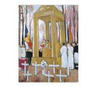 Artery8 Maurice Denis Mass at the Tomb of Ernest Psichari Wall Art Print | Size: W24" x H32" Artery8 Multicolor W24" x H32"