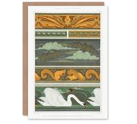 Artery8 Maurice Pillard Verneuil Art Card Birds Bats Squirrels Swans