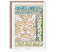 Artery8 Maurice Pillard Verneuil Art Card Daffodil Art Nouveau