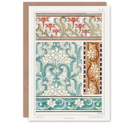 Artery8 Maurice Pillard Verneuil Art Card Daffodil Floral Patterns