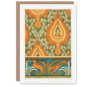 Artery8 Maurice Pillard Verneuil Art Card Eagle Antelope and Tiger Patterns