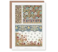 Artery8 Maurice Pillard Verneuil Art Card Geranium Floral Patterns