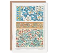 Artery8 Maurice Pillard Verneuil Art Card Geranium Flower Patterns