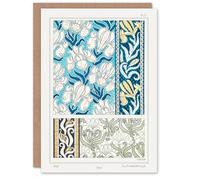 Artery8 Maurice Pillard Verneuil Art Card Iris Flower Ornamental