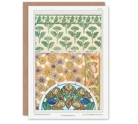 Artery8 Maurice Pillard Verneuil Art Card Ornamental Chrysanthemum
