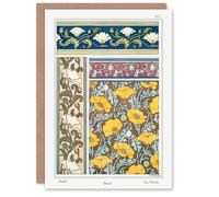 Artery8 Maurice Pillard Verneuil Art Card Poppy Flower Patterns