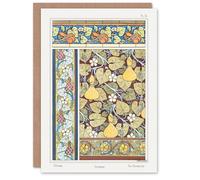 Artery8 Maurice Pillard Verneuil Art Card White Flower Gourd Floral Patterns