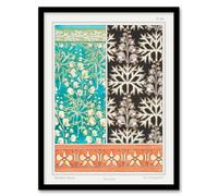 Artery8 Maurice Pillard Verneuil Framed Wall Art Aconite Monkshood Floral Patterns | Size: A3 Artery8 Multicolor A3