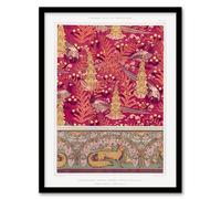 Artery8 Maurice Pillard Verneuil Framed Wall Art Flowers Pheasants & Foxes Patterns | Size: A3 Artery8 Multicolor A3