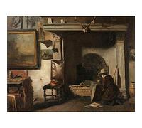 Artery8 Mauve Studio Haarlem Painter Pieter Frederik Van Os Large Wall Art Poster Print Thick Paper 18X24 Inch