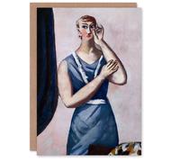 Artery8 Max Beckmann Art Card Valentine Tessier Portrait Painting in Pink Artery8 Pink