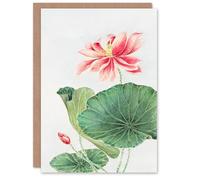 Artery8 Megata Morikaga Art Card Blooming Lotus Flower Botanical