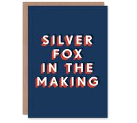 Artery8 Silver Fox In The Making Fun Funny Cheeky For Him Birthday Card