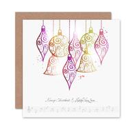 Artery8 Merry Music Decorations Christmas Card Artery8 Multicolor