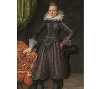 Artery8 Mesdach Portrait Peter Courten Child Art Print Canvas Premium Wall Decor Poster Mural