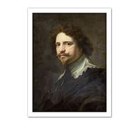 Artery8 Michel Le Blon Agent Of Queen Christina Sweden Artwork Framed Wall Art Print 18X24 Inch