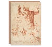 Artery8 Michelangelo Buonarroti Art Card Studies for the Libyan Sibyl