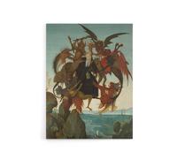 Artery8 Michelangelo Buonarroti Torment St Canvas Wall Art Print | Size: W12" x H16" Artery8 Multicolor W12" x H16"