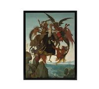 Artery8 Michelangelo Buonarroti Torment St Framed Canvas Wall Art Print | Size: W18" x H24" Artery8 Multicolor W18" x H24"