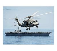 Artery8 Military USA SH-60F Sea Hawk Helicopter Unframed Wall Art Print Poster Home Decor Premium