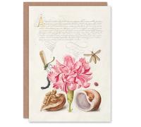Artery8 Model Book of Calligraphy Art Card Carnation Walnut and Mollusk