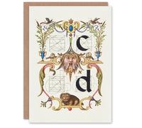 Artery8 Art Card Pictoral Letter Guide C And D Model Book of Calligraphy