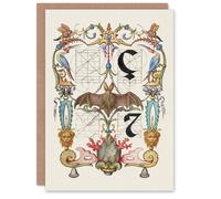 Artery8 Art Card Pictoral Letter Guide with Bat Model Book of Calligraphy