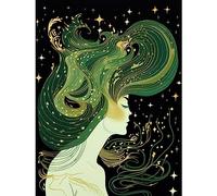 Artery8 Modern Concept Art Aurora Borealis Illustration Extra Large XL Wall Art Poster Print