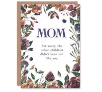Artery8 Mom Sorry Siblings Are Not Like Me Funny Birthday Card