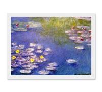 Artery8 Monet Water Lilies At Giverny Old Master Painting Artwork Framed Wall Art Print A4