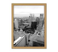 Artery8 Montreal Canada City Buildings Photo Artwork Framed Wall Art Print 18X24 Inch