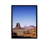 Artery8 Monument Valley Arizona Carol M Highsmith Framed Canvas Wall Art Print in Blue | Size: W12" x H16" Artery8 Blue W12" x H16"