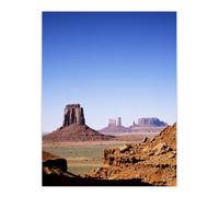 Artery8 Monument Valley Arizona Carol M Highsmith Wall Art Poster Print in Blue | Size: W18" x H24" Artery8 Blue W18" x H24"