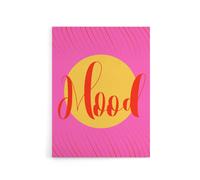 Artery8 Mood Sunset Pink Yellow Decorative Design Canvas Wall Art Print | Size: W24" x H32" Artery8 Pink W24" x H32"