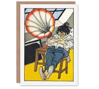 Artery8 Moriz Jung Art Card A Beethoven Enthusiast Painting