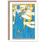 Artery8 Moriz Jung Art Card First Ascent of Monte Domapozza in Dolomites