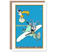 Artery8 Moriz Jung Art Card The Aeroplegasus Anzani Engines Advert