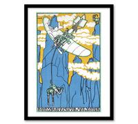 Artery8 Moriz Jung First Ascent Of Monte Domapozza In Dolomites Framed Wall Art Print A4