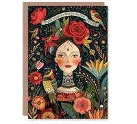 Artery8 Mother's Day Greeting Card Best Ever Nature Exotic Flowers Bold Strong For Mum