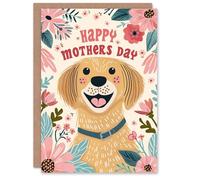 Artery8 Mother's Day Greeting Card From the Dog Golden Retriever Labrador For Mum