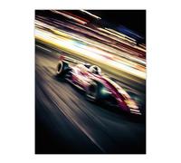 Artery8 Motorsport F1 F2 Speed Blur Photo Action Shot Racing Fan For Him Man Cave Large Wall Art Poster Print Thick Paper 18X24 Inch