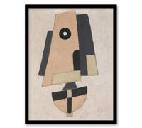Artery8 Movement Bermuda Abstract Painting Hartley Framed Wall Art Print in Pink | Size: A4 Artery8 Pink A4