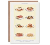 Artery8 Mrs Beeton Household Management Art Card Cold Entree Dishes